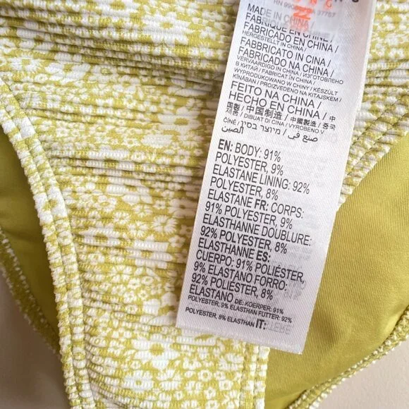 NWT Billabong Women's Little Whispers Tropic Low-Rise Bottoms, size: Large/12 - Picture 8 of 12